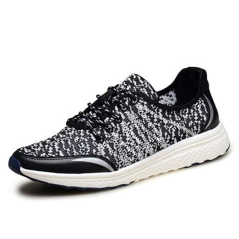 2019 New Fashion Shoes Men Comfortable Breathable Hot Sale Men Shoes Lightweight Mesh Flyknit Casual  Shoes