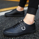 2020 New Breathable Non-Slip Wear-Resistant Board Shoes Spring Fashion Trend New Leather Shoes Casual Shoes White Shoes Men