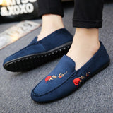 Men's Loafers Peas Shoes Men 2019 New Autumn The Breathable Wild Personality Casual Lazy Shoes Fast Hand Social Shoes Men's Tide